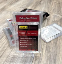 (Lot of 5) Grade Card Slabs/Trading Card Holder/Card Case PSA Size Case Style