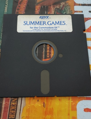 Summer Games (Epyx 1985) Commodore 64 (Disk) works 8-bit classic C64 #2