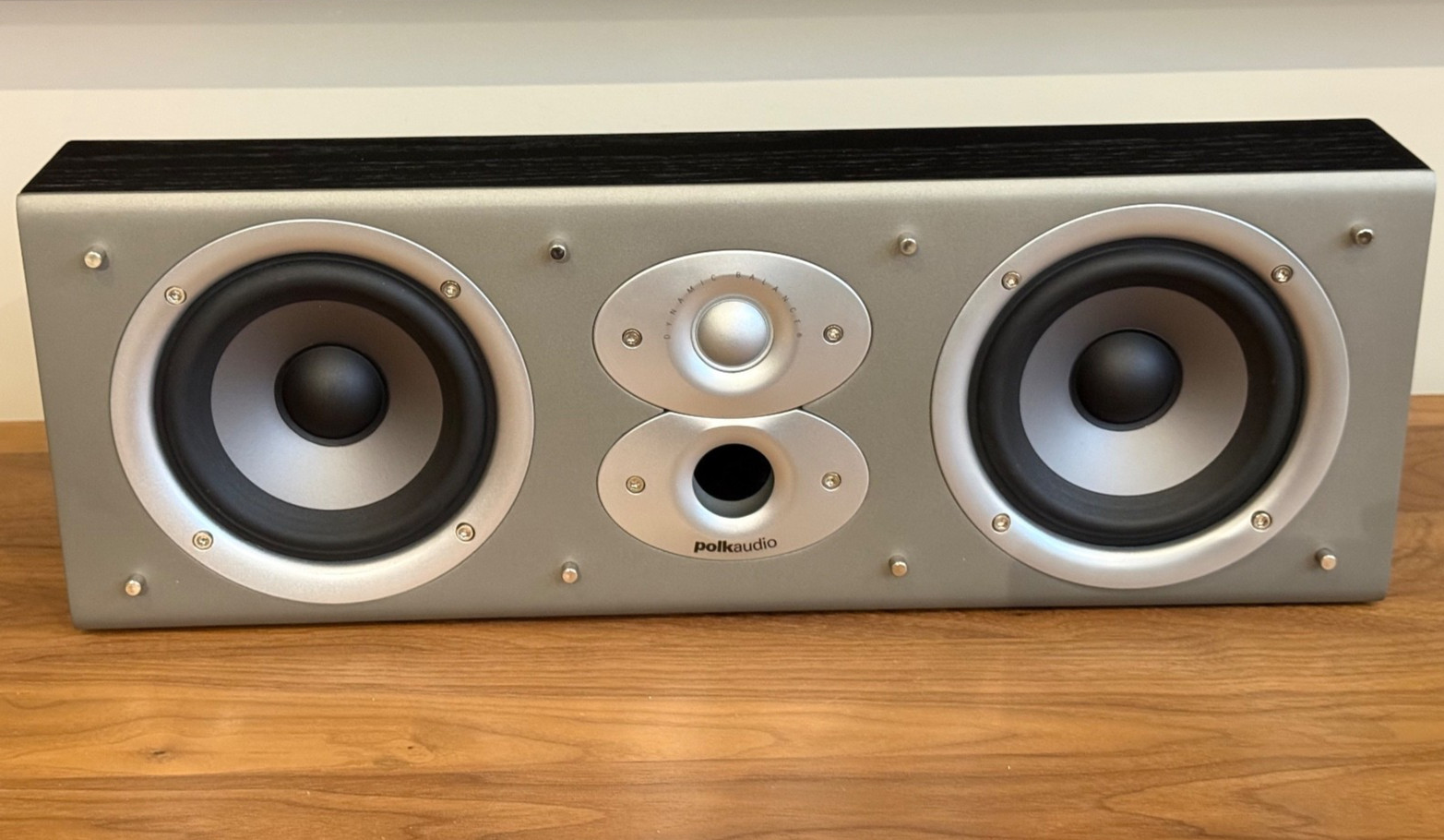 Polk Audio CSi3 Center Channel Speaker (Black Oak) - Clear, Dynamic Dialogue