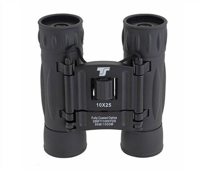 TS-Optics Pocket Fernglas 10x25 kompakt, klappbar, TS1025K