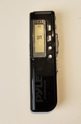 Pyle 4GB PVR200 272 hour Digital Voice Recorder W/USB Cable to PC- WORKS!