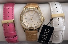 Guess U0162L1 3 Piece Leather Watch Set