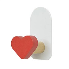 Wooden Hook, Geometric Shape Wood Wall Hook, Wooden Coat Peg Coat Hanger for Han