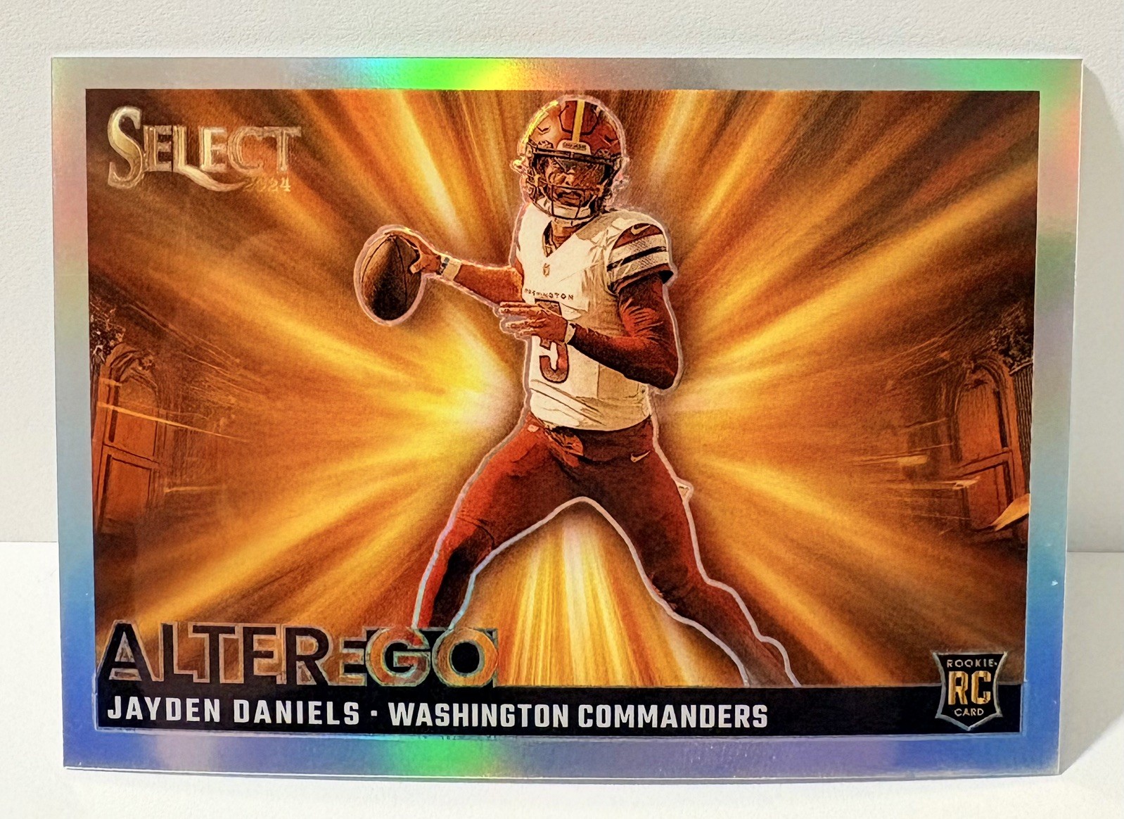 Jayden Daniels ROOKIE ALTER EGO CASE HIT 2024 Panini Select -- #18 - Commanders