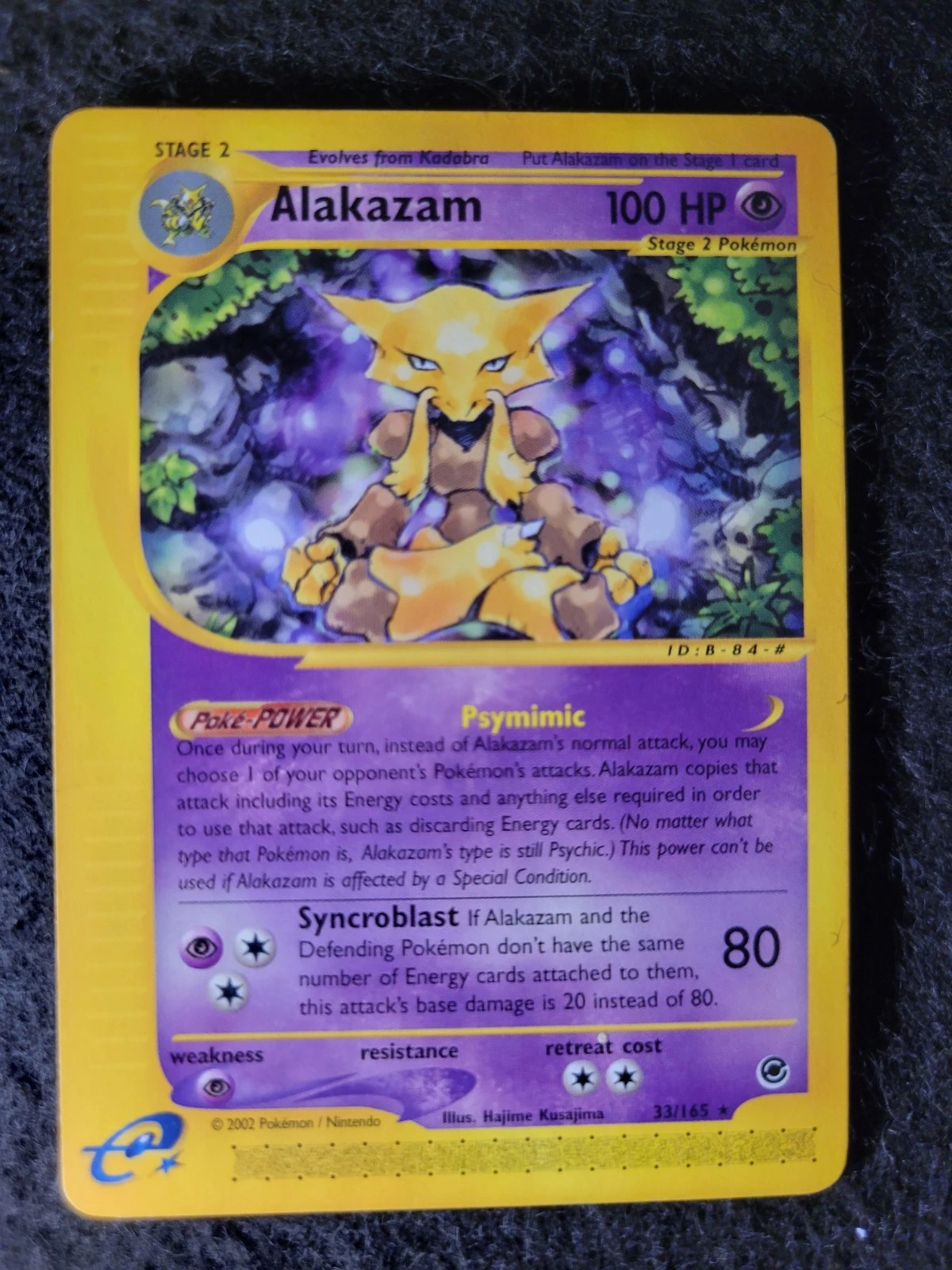 Pokemon - e-Expedition - Alakazam 33/165