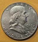 1963-D Franklin Half Dollar Silver 2 Of 2
