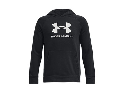 Under Armour Boys Rival Fleece Big Logo Hoodie - Ultra-Soft Cotton Blend