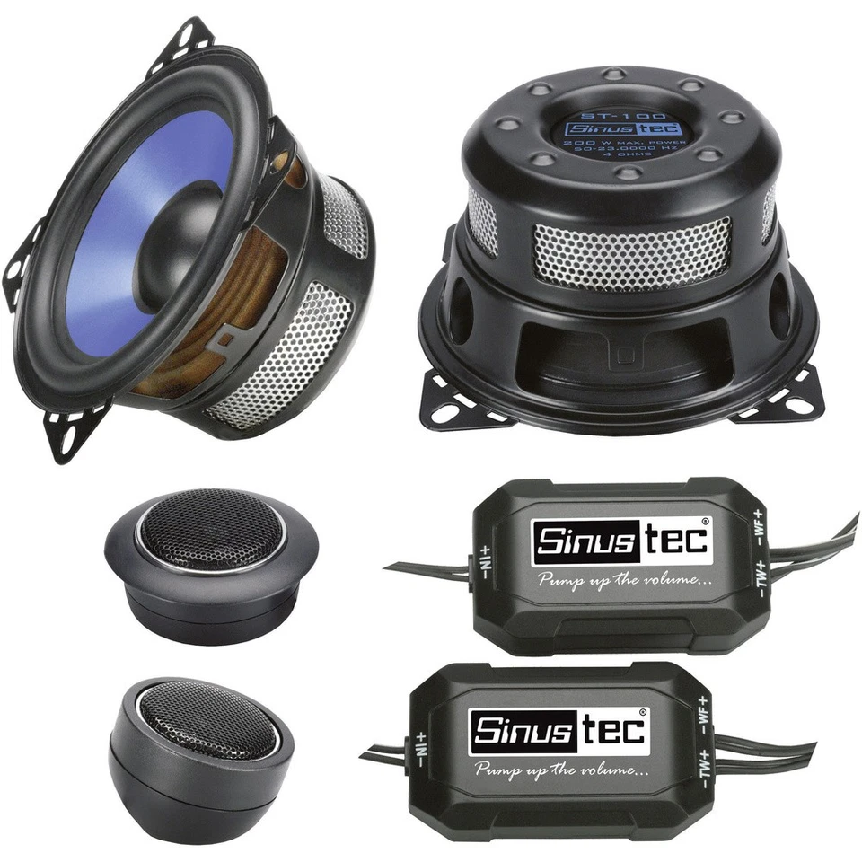 Sinustec ST-100 2-Wege Set Einbau-Lautsprecher 200 W Inhalt: 1 Set - Bild 1 von 1