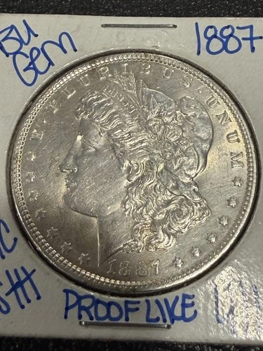 1887 Morgan Silver Dollar Good Looking Coin