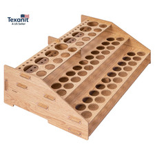 Craft Paint and Brush Organizer Rack for Paint Bottles, Holds up to 60 Bottles a