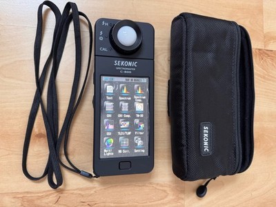 Sekonic SpectroMaster C-800 Farbtemperaturmessgerät mit Tasche, Display