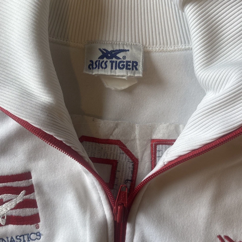 Chaqueta Mediana Mujer Promo Asics Tiger Federación de Gimnasia EE. UU. De Colección Años 80 Foto 3 de 3