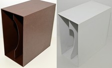 2 x LP /Schallplatten Aufbewahrungsboxen aus den 1970-er Jahren DBGM Holland