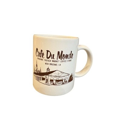 Cafe Du Monde New Orleans Coffee Mug French Market Cafe Au Lait Beignets Cup