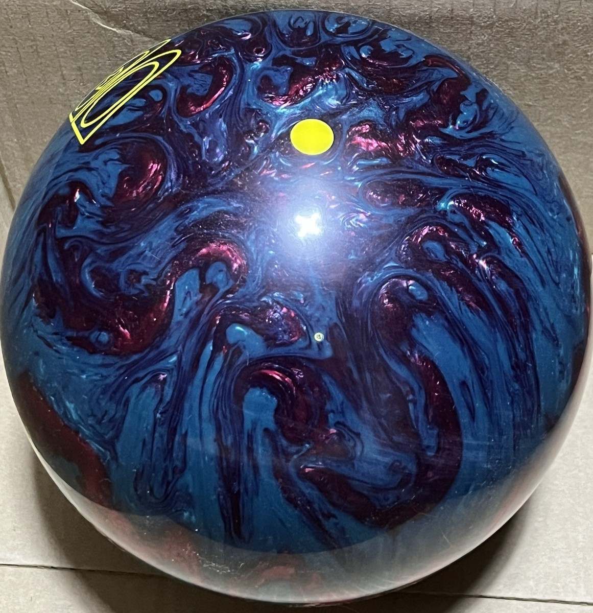 Brunswick Power Groove Reactive Red/Teal Pearl 15 lb Bowling ball