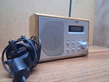 Bush TR2015 Heritage Retro Portable AM/FM Radio Wood Finish Tested & Working