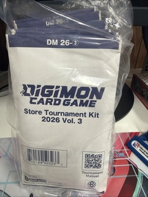 Digimon Card Game Store Tournament Kit 2026 Vol 3 English Sealed