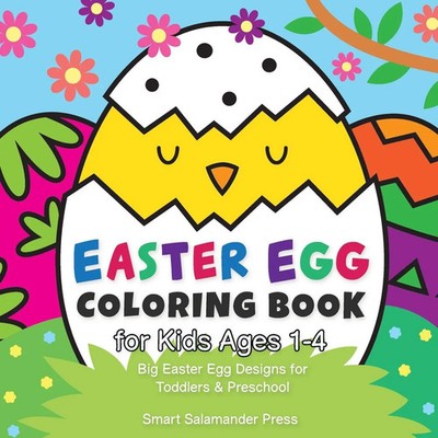 Smart Salamander Press | Easter Egg Coloring Book for Kids Ages 1-4 | Buch