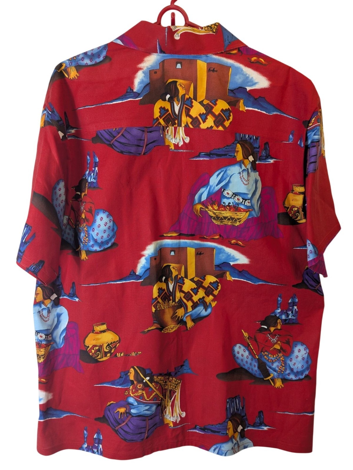 Handmade Native American Inspired Button Up Shirt… - image 11