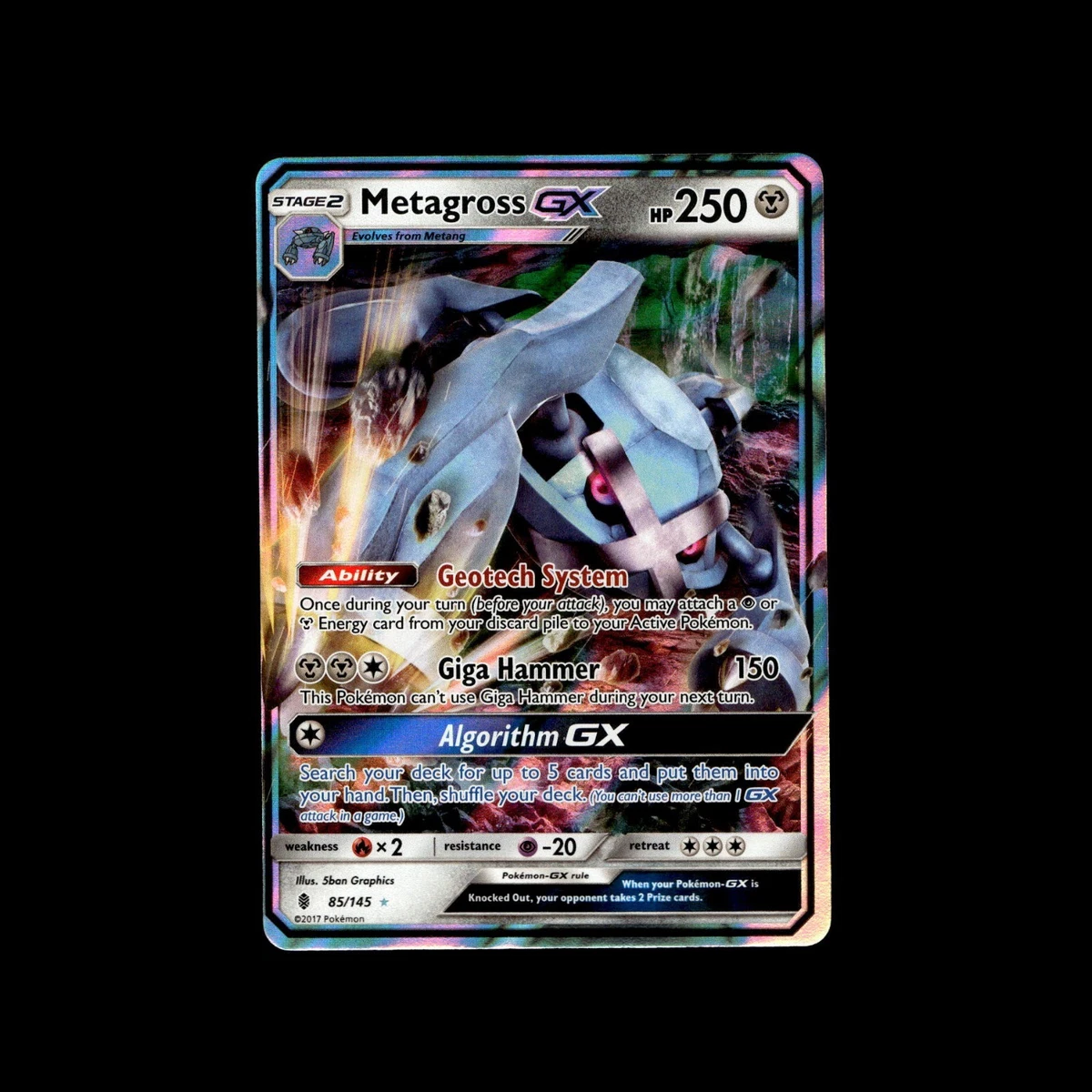 metagross gx pokemon card value Metagross GX - 85/145 main image 1