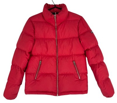 Tommy Hilfiger Women 70% Down Bomber Jacket Coat Size XS