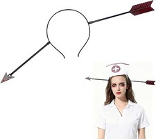 Decmied Bloody Arrow Headband, Halloween Headband One Size Fits Most,