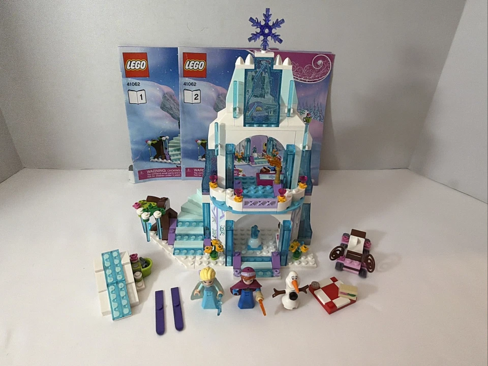 LEGO Disney Frozen Set #41062 Elsa’s Sparkling Ice Castle 100% Completo con Manual Foto 2 de 4