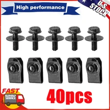 For Toyota Body Bolts U-nut Clips - M6 Engine Under Cover Splash Shield Guard
