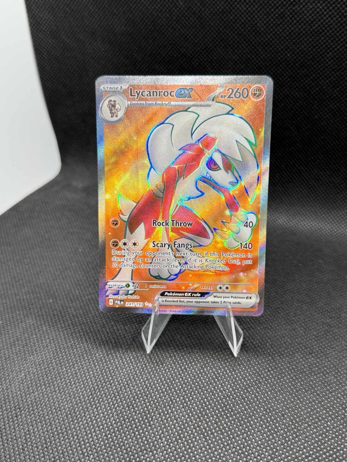 Lycanroc ex 241/193 Sv02: Paldea Evolved Holo