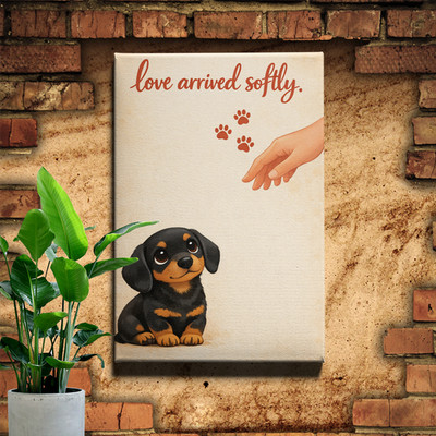 Dachshund Puppy Blessing Wall Art