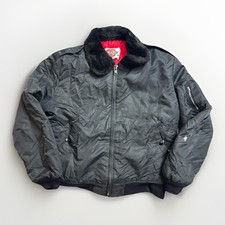 Vintage 80s Dickies Quilt Lined Bomber Jacket Made In USA Size Large 26x28