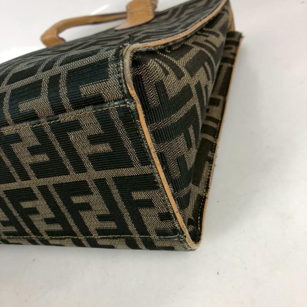 FENDI Brown Zucca pattern handbag for women brand name DDP USA Shipping 2403 thumbnail 6