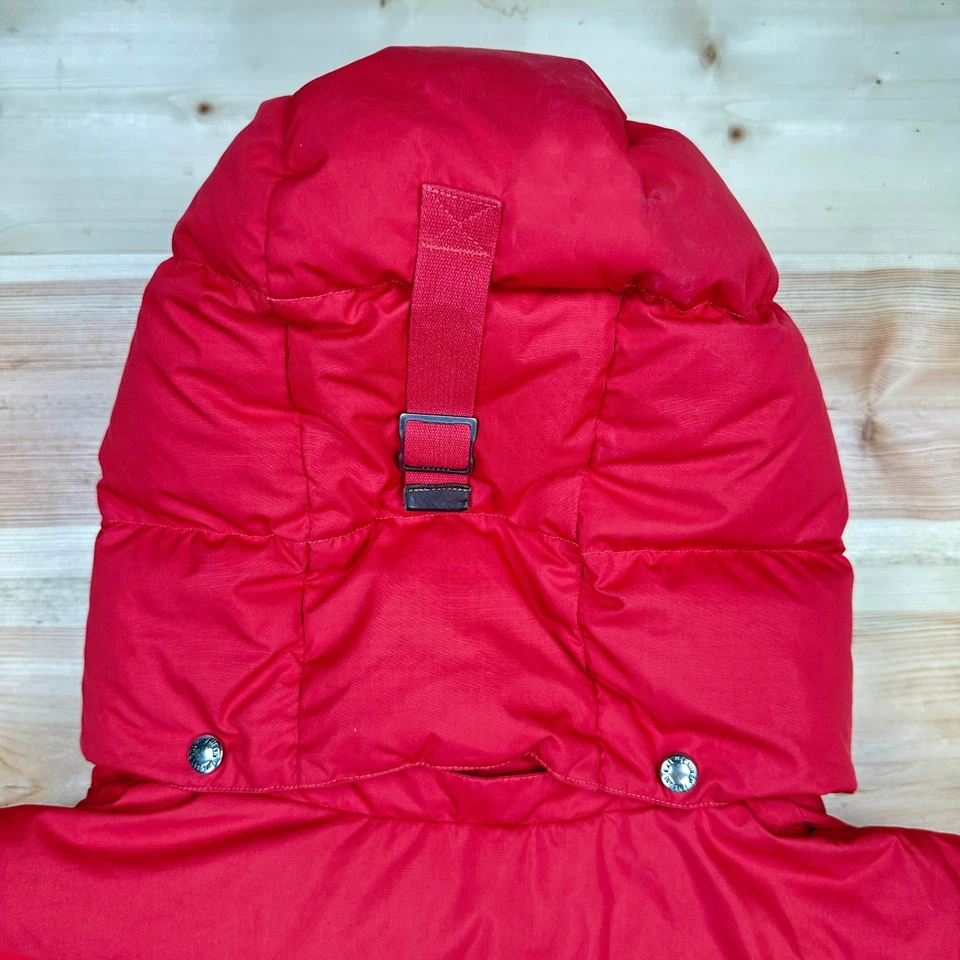Polo Ralph Lauren Puffer Jacket Men's Size 3XB Red Hooded Down Fill Zip Pocket - Image 4 of 4