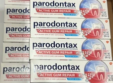 8-pack PARODONTAX ACTIVE GUM REPAIR TOOTHPASTE FRESH MINT 3.4oz (06/2026)