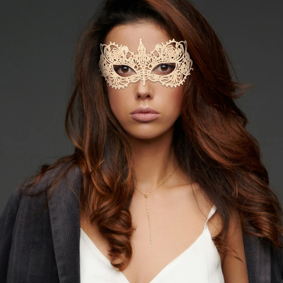 Женская маскарадная маска рождественская маска для глаз маска для вечеринки венецианская кружевная маска бальная маска - Изображение 2 из 4