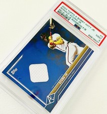 2022 Topps X Crown Witt Ronald Acuna Jr. Relic Blue Foil SP #/49 PSA 9 🔥 Pop 2
