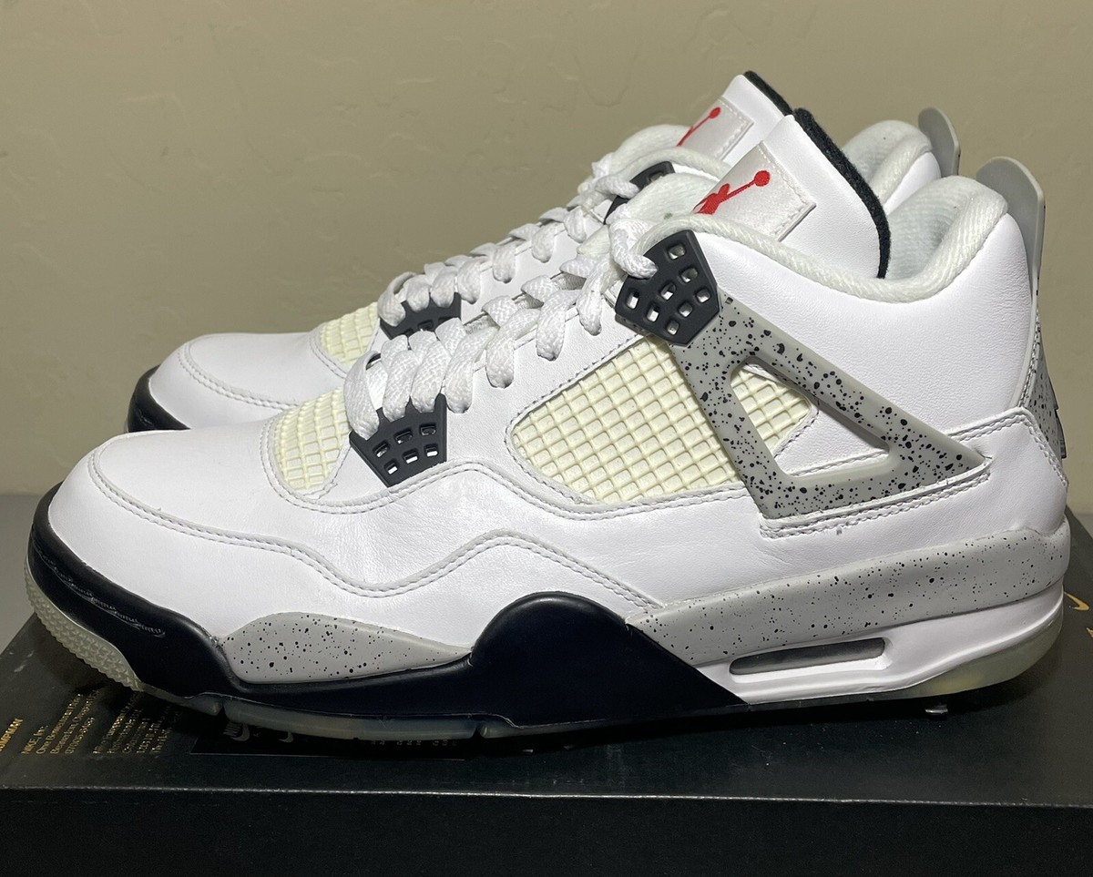 リーダー　AIR JORDAN 4 GOLF WHITE CEMENT The Air Jordan 4 Golf 'White Cement' is a Testament to an