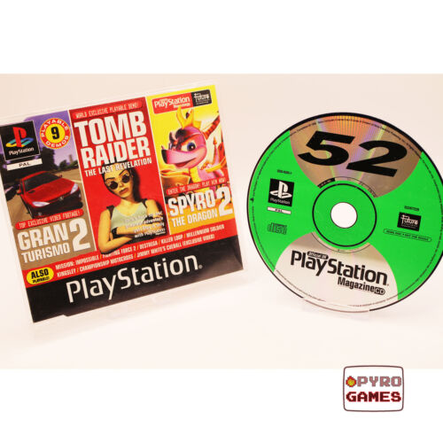 Oficjalna płyta demo PlayStation Magazine UK z etui - płyta 52 (w tym Tomb Rai... - Zdjęcie 1 z 1