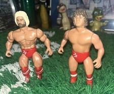 1985 Remco AWA All Stars Wrestler Fabulous Freebirds Terry Gordy & Michael Hayes