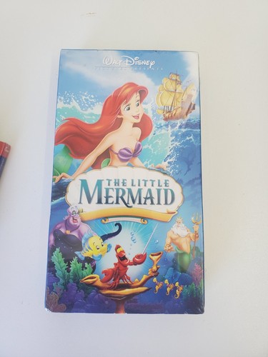 The Little Mermaid (VHS, 2007) Disney's Movie Club Slipcover RARE Late Release - 第 2/8 張圖片