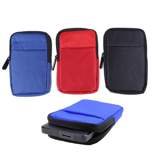 1Pc 2.5" External USB Hard Drive Disk HDD Carry Case Cover Pouch - Afbeelding 7 van 14