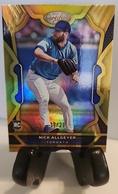 2022 Panini Chronicles - Certified Gold #15 Nick Allgeyer 18/25  (RC)