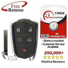For 2014-2018 Cadillac Cts Keyless Smart Prox Remote Car Key Fob Hyq2ab