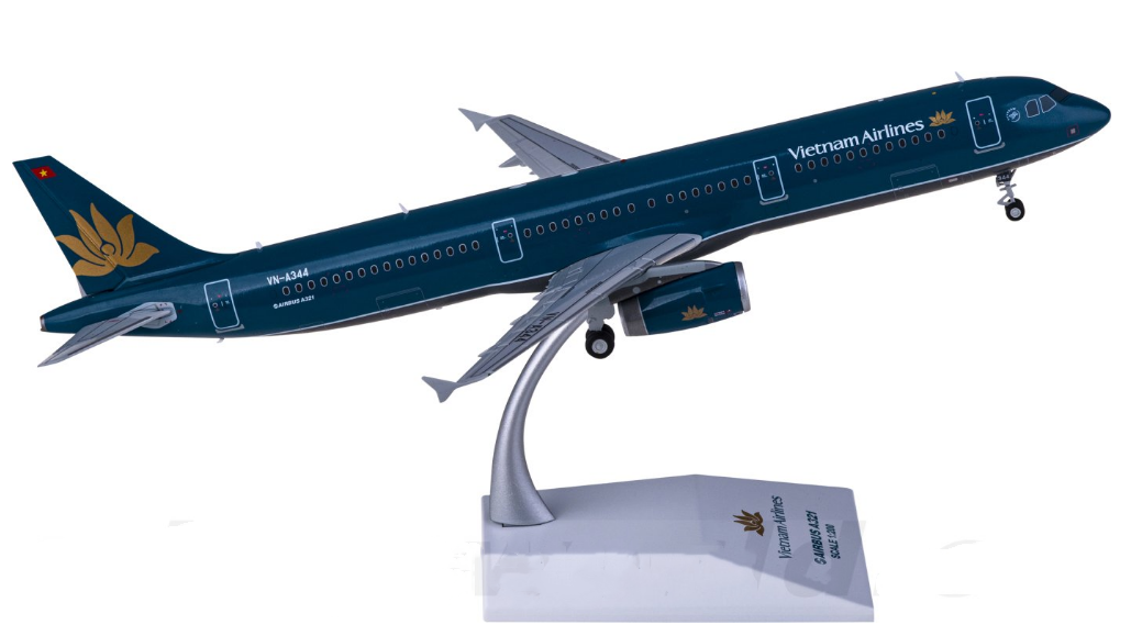 商談品‼️Vietnam Airlines Airbus A321 1/200 1:200 JC Wings Vietnam Airlines AIRBUS A321 Passenger Airplane