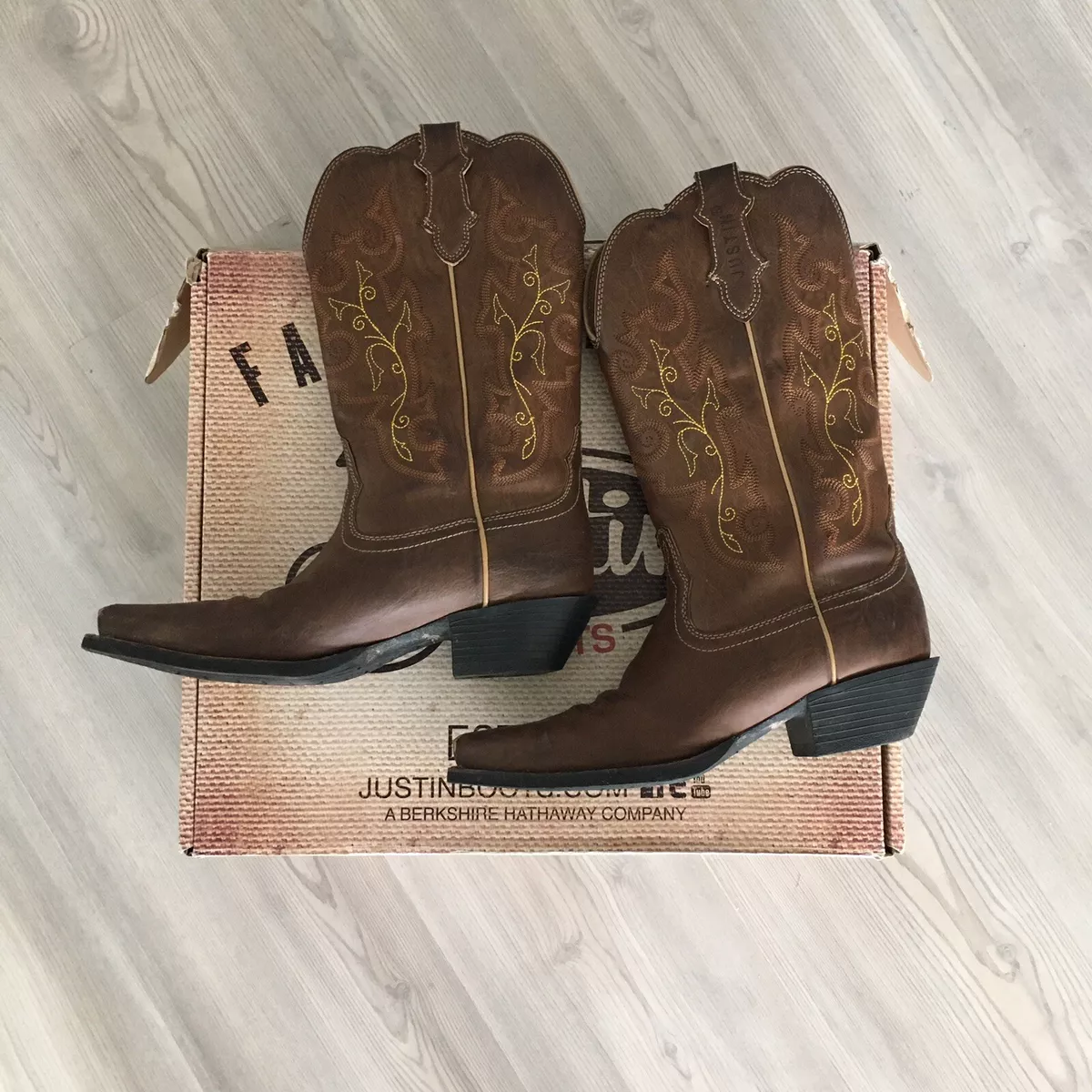 Justin boots berkshire hathaway discount cheap