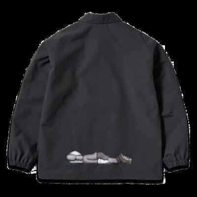 KAWS + WARHOL x UNIQLO UT Collcetion Coach jacket Black NEW Japan