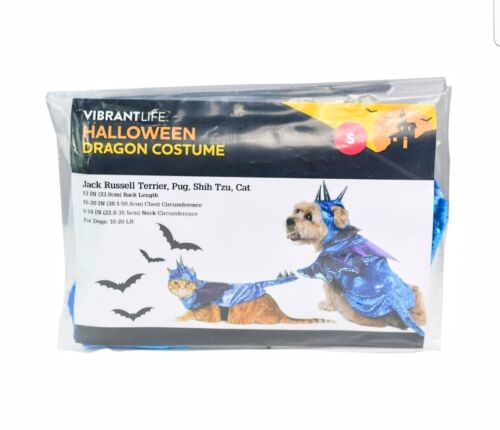 'Vibrant Life' ~Dragon~ Dog/Cat Halloween Costume- NEW! - Picture 1 of 10