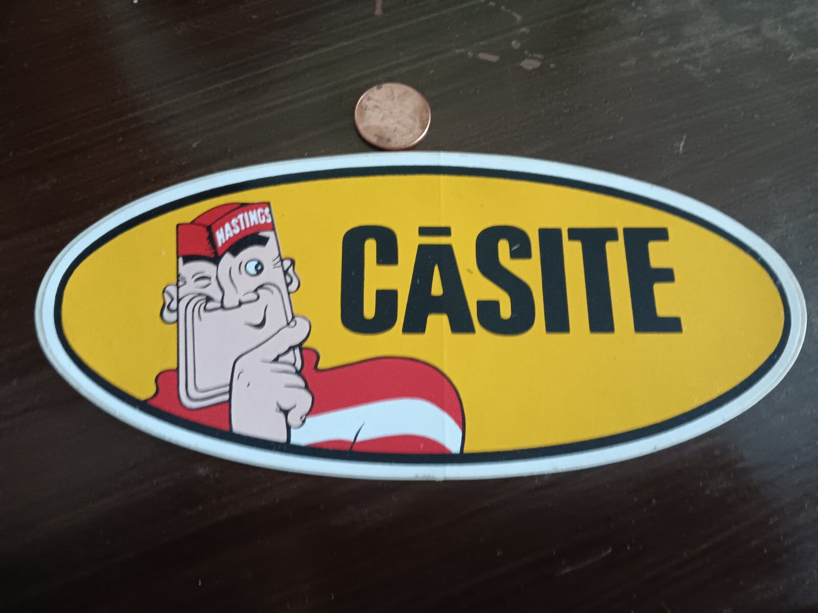 CASITE VINTAGE STICKER DECAL  ORIGINAL STOCK