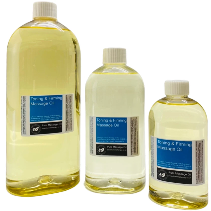 JUST AROMATHERAPY Massage oil natural Skin tightening Toned Body Toning Firming Body Oils