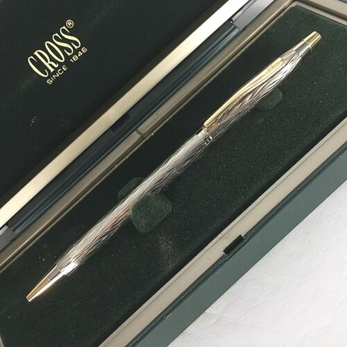 JWL #402-4 CROSS PLATINUM & 23K ELECTROPLATED GOLD JEWELERS STREAMERS DESIGN PEN - Picture 2 of 10